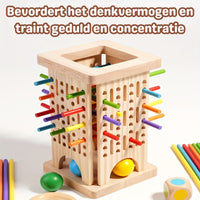 Thumbnail for Magische Toren | 3-in-1 houten stokspel, 3+ jaar – Concentratie en motorische ontwikkeling