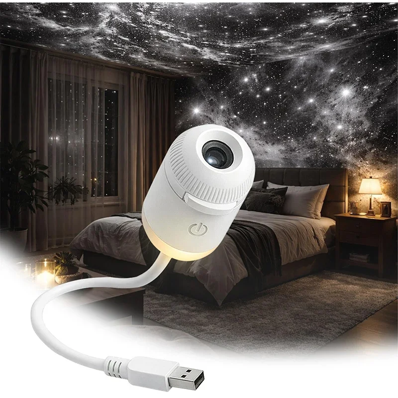 NightSky Galaxy-Lamp | LED-projector dimbaar, 3+ – Magische sterrennacht in elke slaapkamer