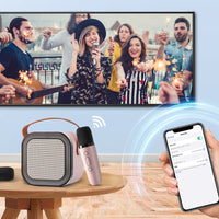 Thumbnail for MelodyMates karaoke set | 2 draadloze microfoons + speaker, 3+ – Samen zingen maakt kinderen gelukkig