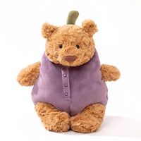 Thumbnail for DressyCuddle Teddybeer | Knuffel met uitneembare outfit, zacht pluche – Comfort en stijl in één