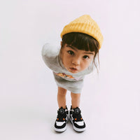 Thumbnail for Verstelbare Kindersneakers met Inklapbare Wieltjes | Zwart Wit