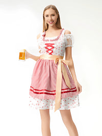 Thumbnail for Dirndljurk Dames Aansluitend Met Schort | Oktoberfest