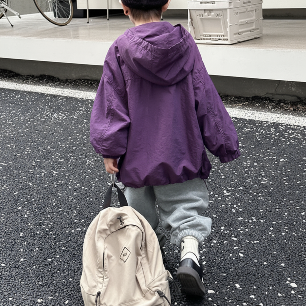 Windjack Kinderen Met Capuchon Winddicht | Herfst