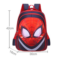 Thumbnail for HeroShell 3D Schoolrugzak | Ergonomische kinderrugzak 42x30cm – Superhelden-avonturen elke schooldag
