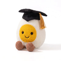 Thumbnail for EggBuddy knuffel | Zacht pluche ei-karakter met kostuum – Knuffelen met stijl