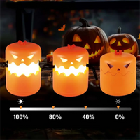 Thumbnail for SpookyLight pompoen-lamp | LED Halloween-lampje, oplaadbaar – Magisch speelplezier voor elk kind