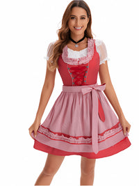 Thumbnail for Dirndljurk Dames Aansluitend Met Schort | Oktoberfest