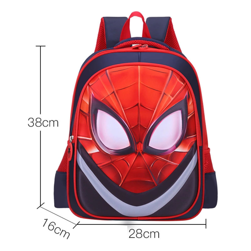 HeroShell 3D Schoolrugzak | Ergonomische kinderrugzak 42x30cm – Superhelden-avonturen elke schooldag