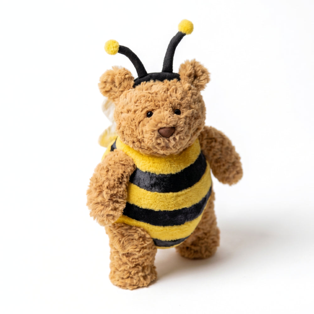 DressyCuddle Teddybeer | Knuffel met uitneembare outfit, zacht pluche – Comfort en stijl in één