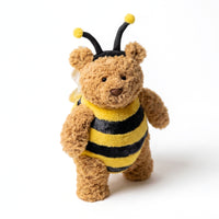 Thumbnail for DressyCuddle Teddybeer | Knuffel met uitneembare outfit, zacht pluche – Comfort en stijl in één