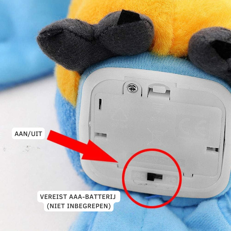 TalkieTuk pratende papegaai | Interactieve knuffel, 3+ – Jouw nieuwe kletsgrage speelmaatje
