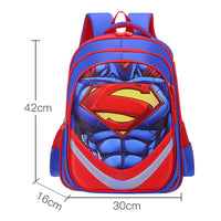 Thumbnail for HeroShell 3D Schoolrugzak | Ergonomische kinderrugzak 42x30cm – Superhelden-avonturen elke schooldag