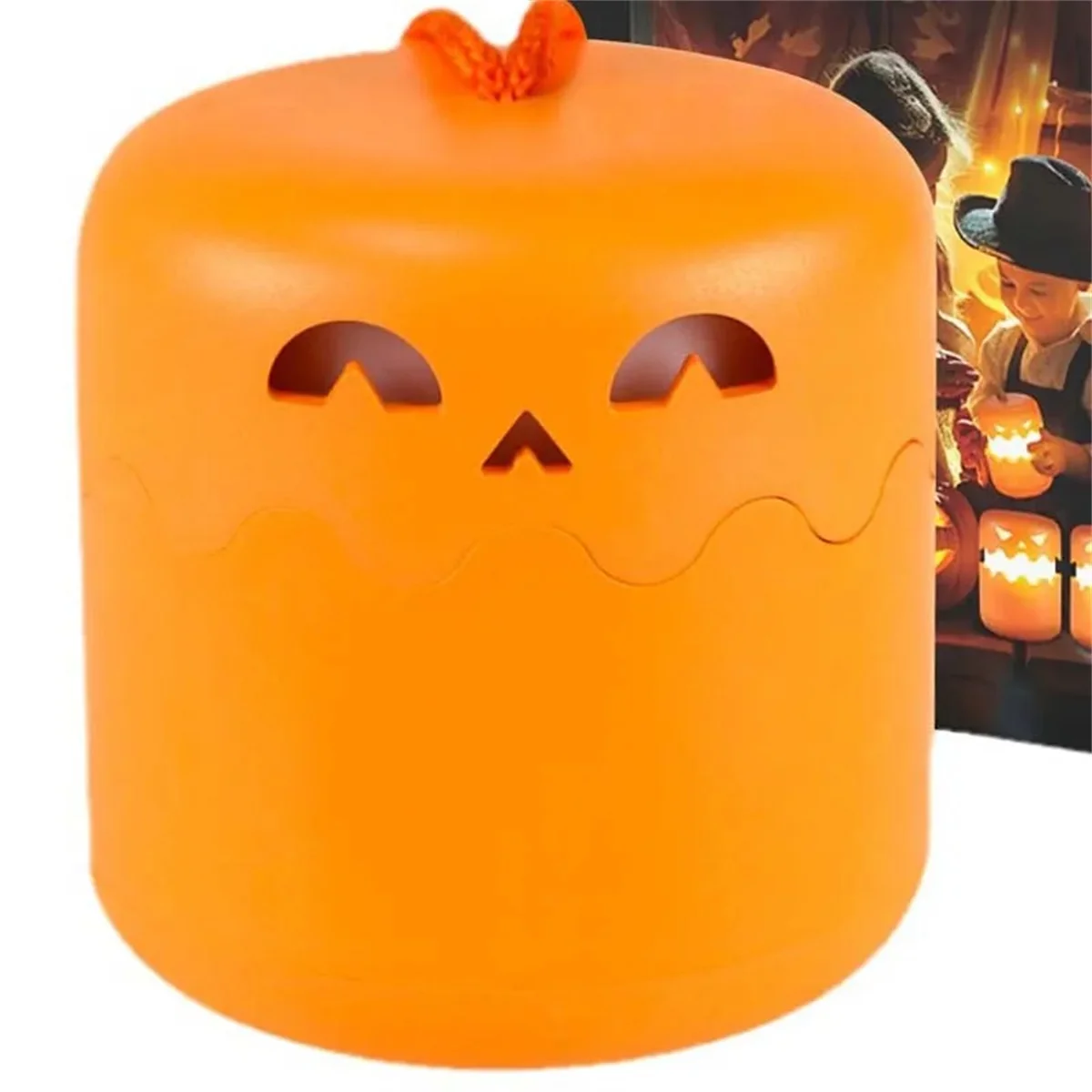 SpookyLight pompoen-lamp | LED Halloween-lampje, oplaadbaar – Magisch speelplezier voor elk kind