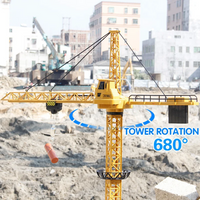Thumbnail for CranePro Torenkraan | RC afstandsbediening, LED-verlichting, 3+ – Bouw je eigen bouwplaats thuis