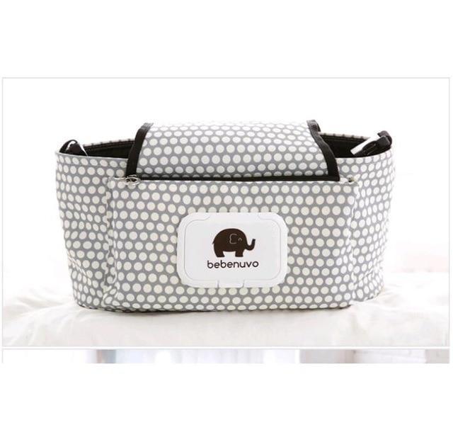 Sac à couches bébé pour poussette | Organisateur grande capacité - Pratique pour les mamans en déplacement