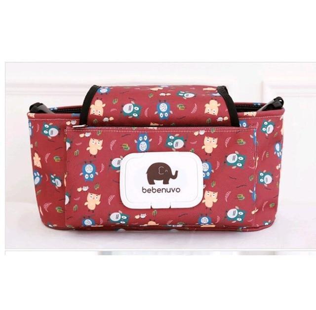 Sac à couches bébé pour poussette | Organisateur grande capacité - Pratique pour les mamans en déplacement