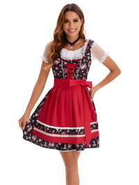 Thumbnail for Dirndljurk Dames Aansluitend Met Schort | Oktoberfest
