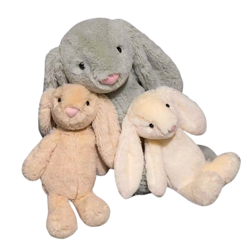 HugBuddy Konijn | Zacht knuffelkonijn, 20/30/45cm – Troost en gezelschap voor elk moment