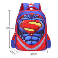 Thumbnail for HeroShell 3D Schoolrugzak | Ergonomische kinderrugzak 42x30cm – Superhelden-avonturen elke schooldag