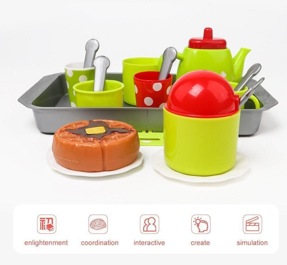Kinder Teeservice Spielzeug | Bildungs- und Kreativspielzeug - Lernen und Spielen mit Freude