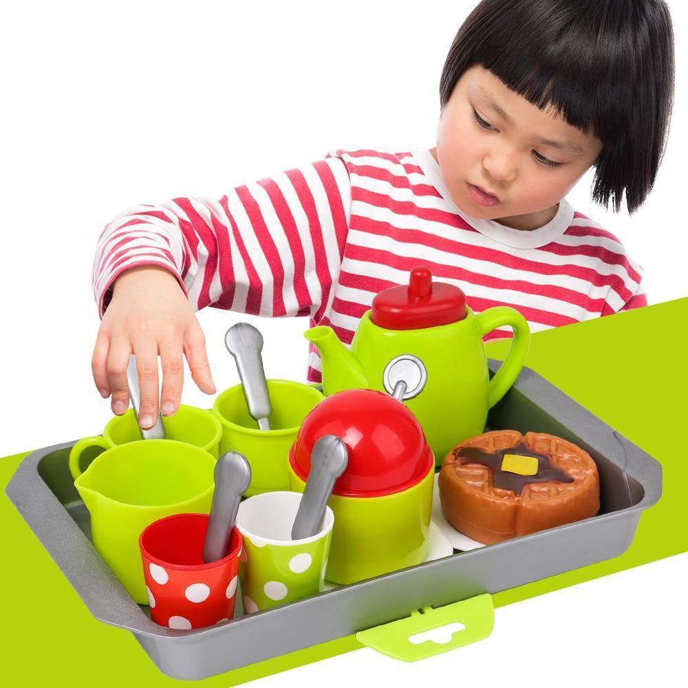 Kinder Teeservice Spielzeug | Bildungs- und Kreativspielzeug - Lernen und Spielen mit Freude