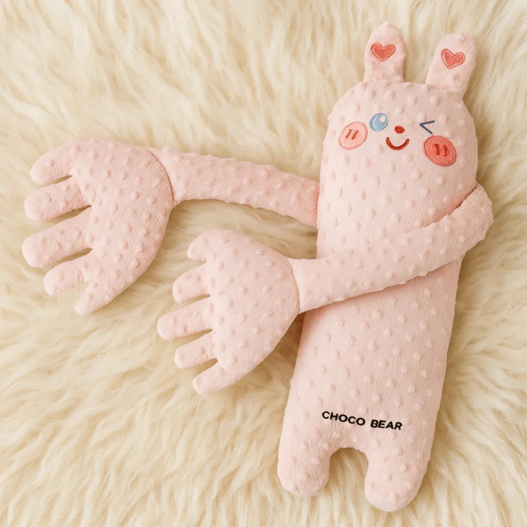 MiloBear slaapknuffel | Interactieve pluche baby knuffel met hartslag, 0+ – Rustgevende slaap voor je baby