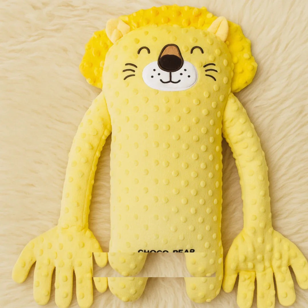 MiloBear slaapknuffel | Interactieve pluche baby knuffel met hartslag, 0+ – Rustgevende slaap voor je baby