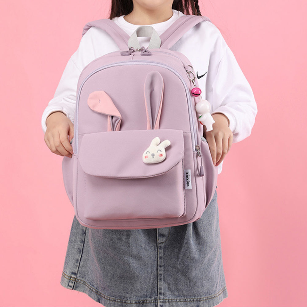 BunnyBloom schoolrugzak | Ergonomische kinderrugzak met konijntje – Comfortabel naar school elke dag