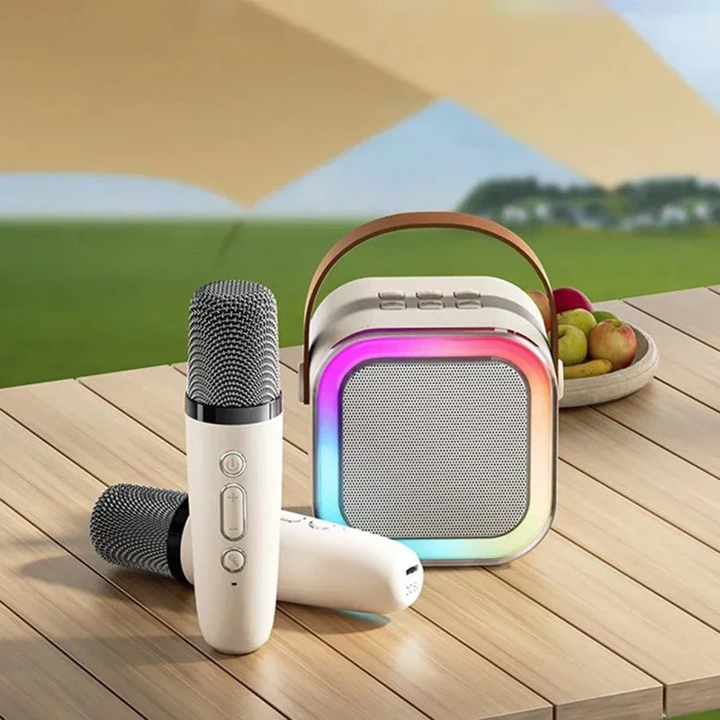 MelodyMates karaoke set | 2 draadloze microfoons + speaker, 3+ – Samen zingen maakt kinderen gelukkig