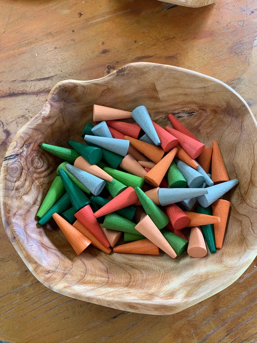 EcoToys Mandalora Set | Entfessle die Kreativität deines Kindes – 324 Teile Holz Mandala Teile