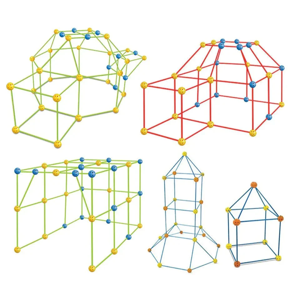 Kit per Fortezze da Costruzione per Bambini | Magische Forten Bouwen - Per Bambini Creativi