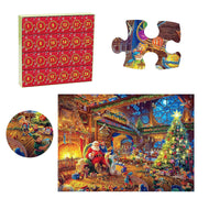 Thumbnail for Calendario dell'Avvento Puzzle di Natale | Rendi il Natale Magico - Puzzle da 1008 Pezzi in 24 Sportellini