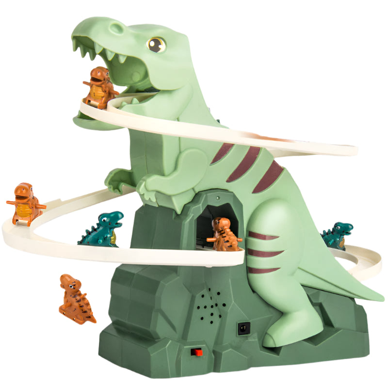 Dino-Spielzeug | Spannendes Abenteuer - Rutsche und Klettertreppe