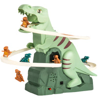 Thumbnail for Dino-Spielzeug | Spannendes Abenteuer - Rutsche und Klettertreppe