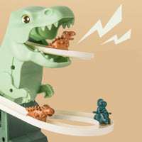 Thumbnail for Dino-Spielzeug | Spannendes Abenteuer - Rutsche und Klettertreppe