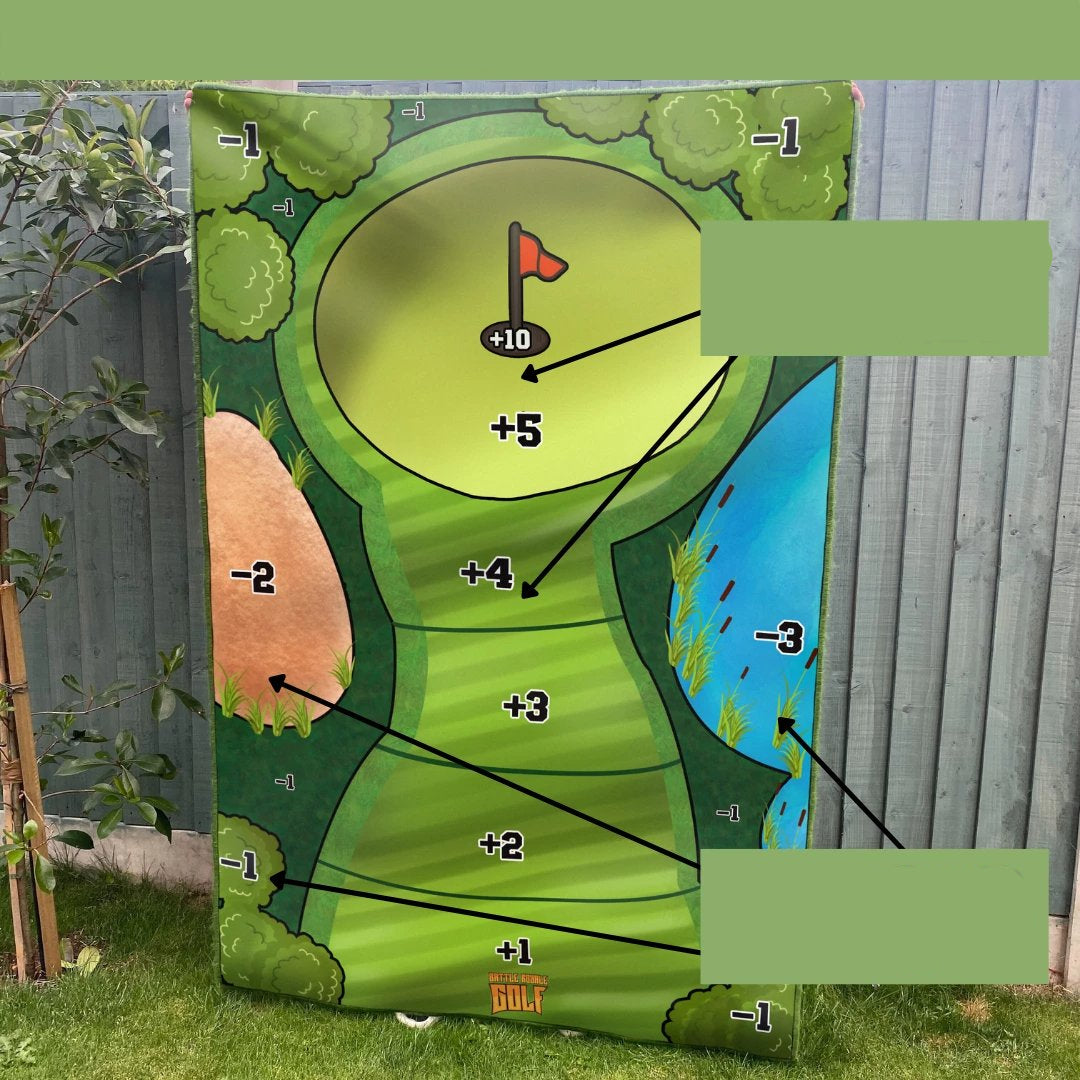 GolfMaster | Förbättra din sving - Inomhus & Utomhus Mini Golf Set för oändlig spelglädje