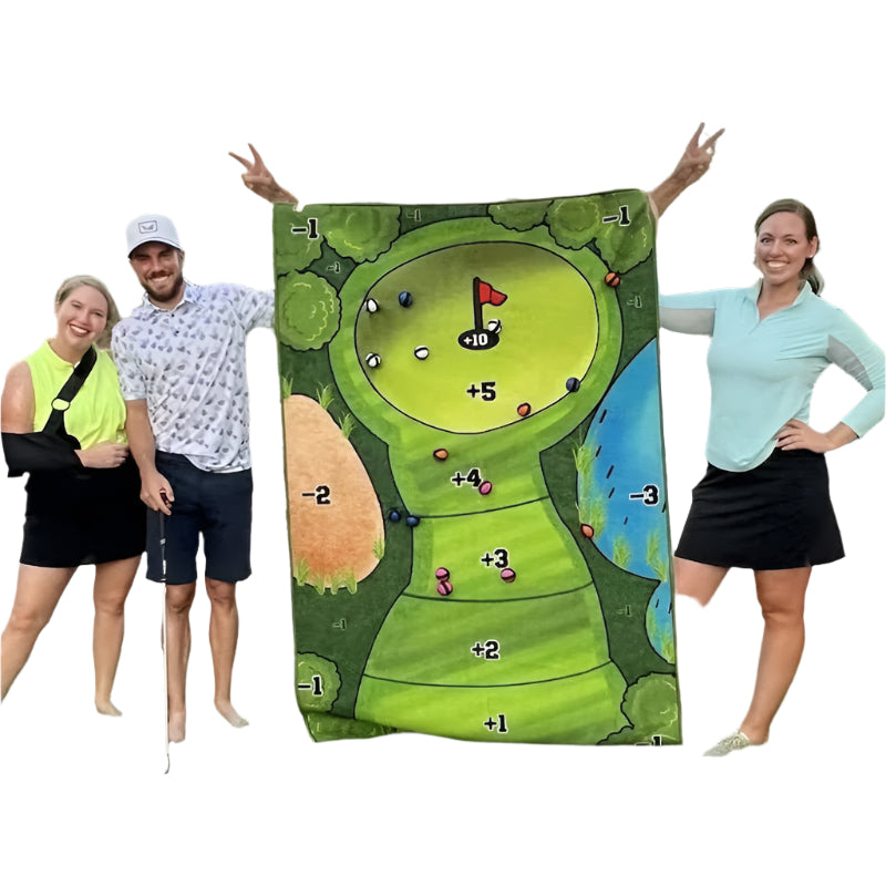 GolfMaster | Förbättra din sving - Inomhus & Utomhus Mini Golf Set för oändlig spelglädje
