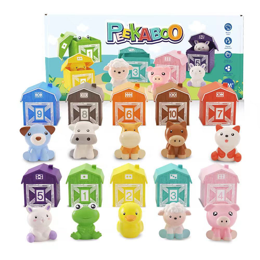 Children's Farm Playset | Learning Through Play - Montessori Educational