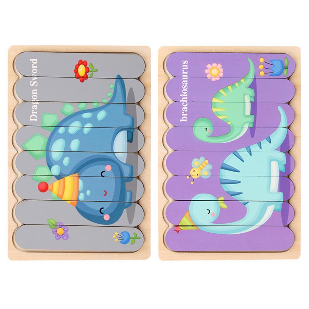 Ecotoys Wooden 3D Vehicle & Fruit Puzzles | Educational Toys for Creative Children - Learn and Play with Puzzles for Your Child