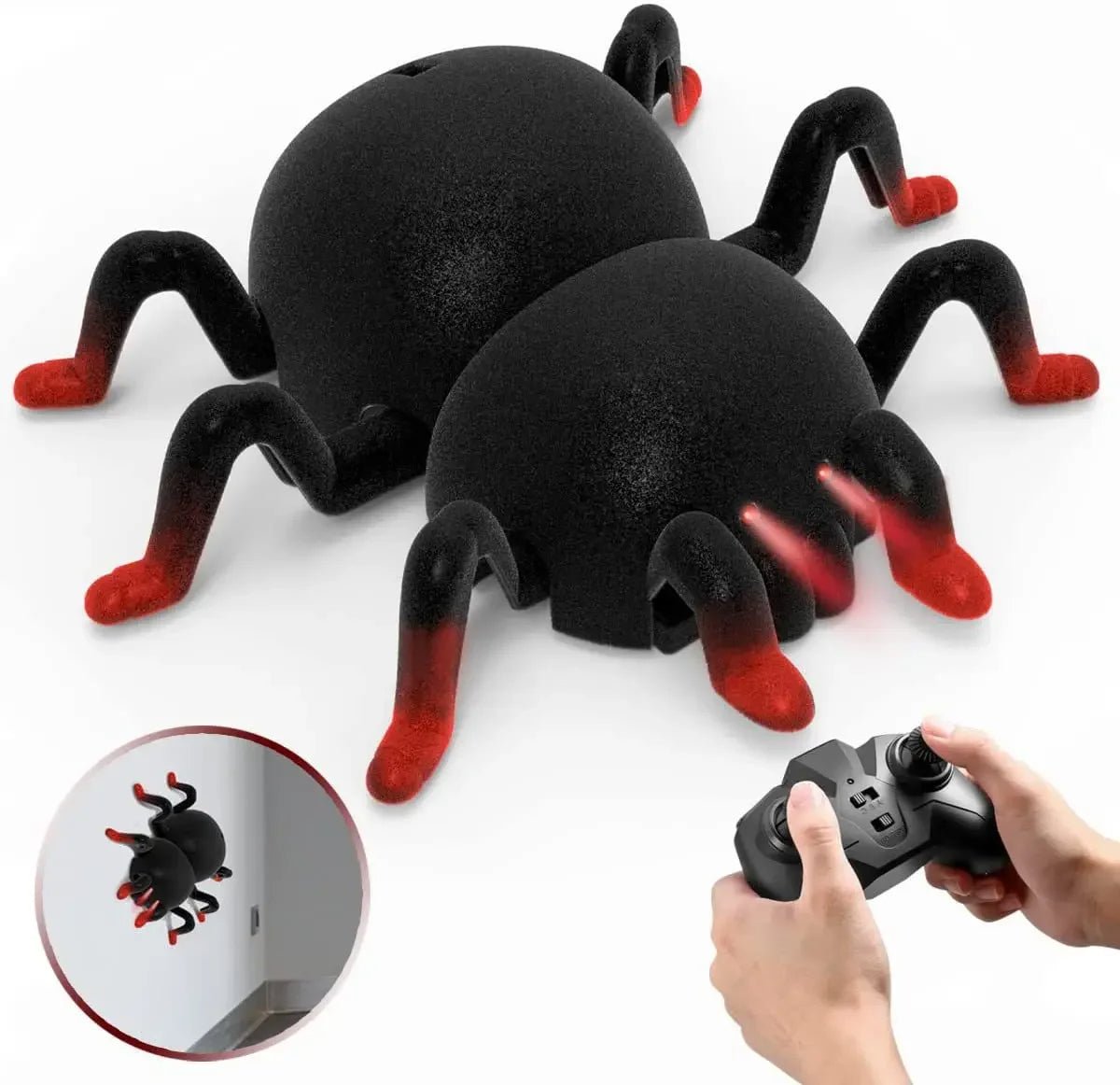 CreepyCrawler | De ultieme schrikreactie - Muurklimmende RC spin voor spannende grappen!