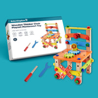 Thumbnail for EcoToys TinyThinker Ensemble de chaises | Stimule la créativité - Plaisir de jeu Montessori