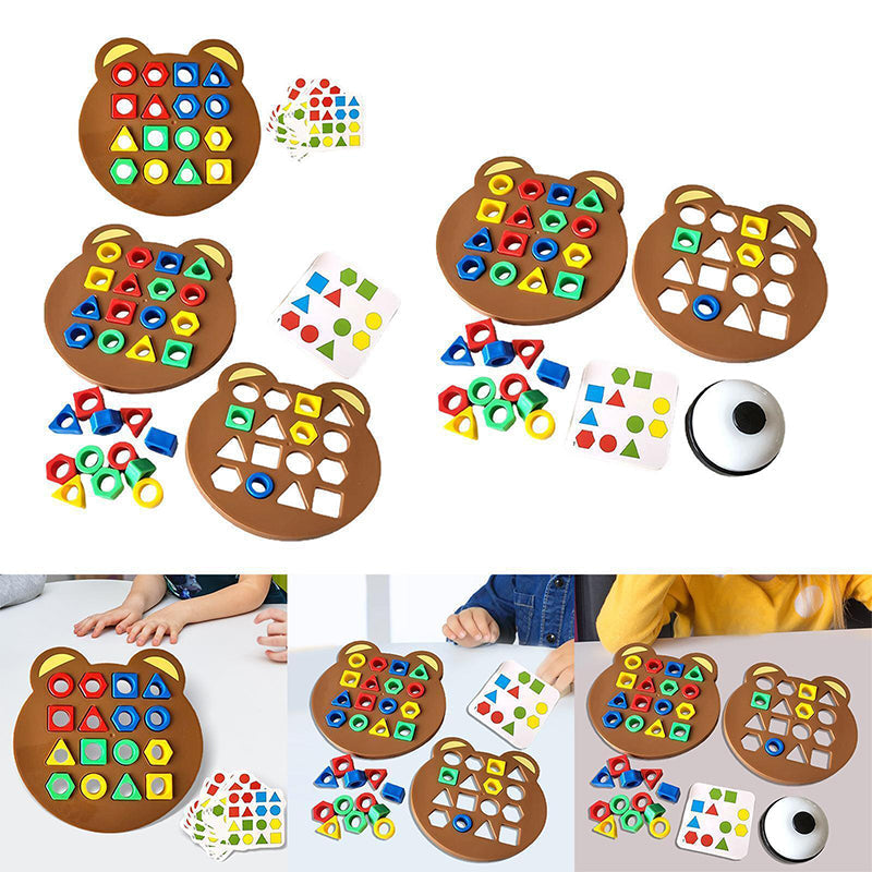 ShapeBear | Giocare e imparare con piacere - Giocattolo Montessori per scoprire le forme