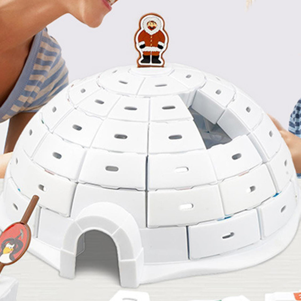 Igloo Bricks | Bevrijd je innerlijke vreugde met dit pinguïn bordspel! - Stimuleert plezier en strategisch denken