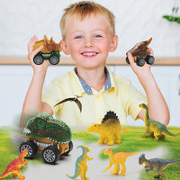 Thumbnail for Musikalischer Dinosaurier Lkw | Schöner Dinosaurier-Transporter Spielzeug - Fördert kreatives Spielen und motorische Fähigkeiten