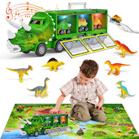Thumbnail for Musikalischer Dinosaurier Lkw | Schöner Dinosaurier-Transporter Spielzeug - Fördert kreatives Spielen und motorische Fähigkeiten