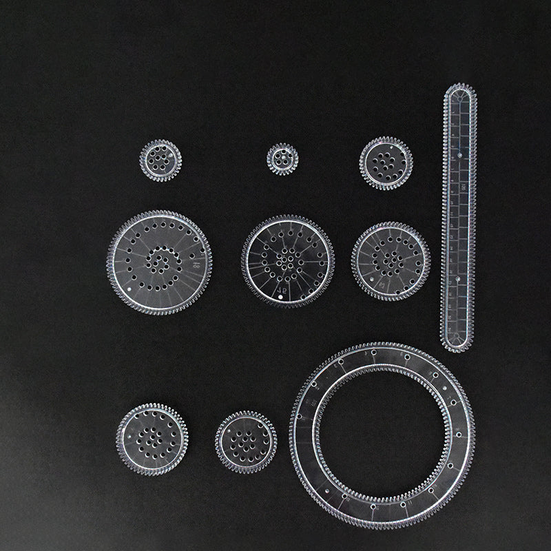 SpiralScribe | Découvrez des motifs infinis - Règle spirographe pour des heures de plaisir créatif