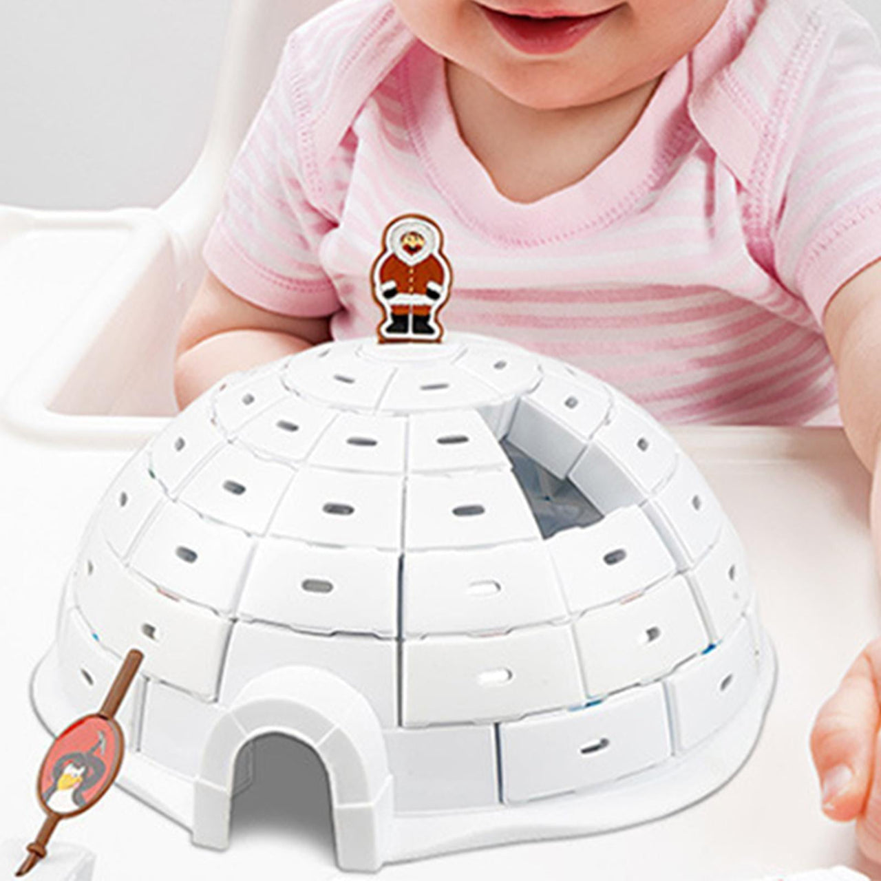 Igloo Bricks | Bevrijd je innerlijke vreugde met dit pinguïn bordspel! - Stimuleert plezier en strategisch denken