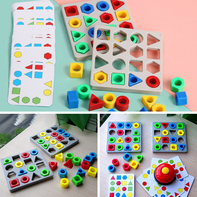 Children's Shape Blocks | Stimuleert Creatief Spel en Motorische Vaardigheden - Speel en Leer Plezier