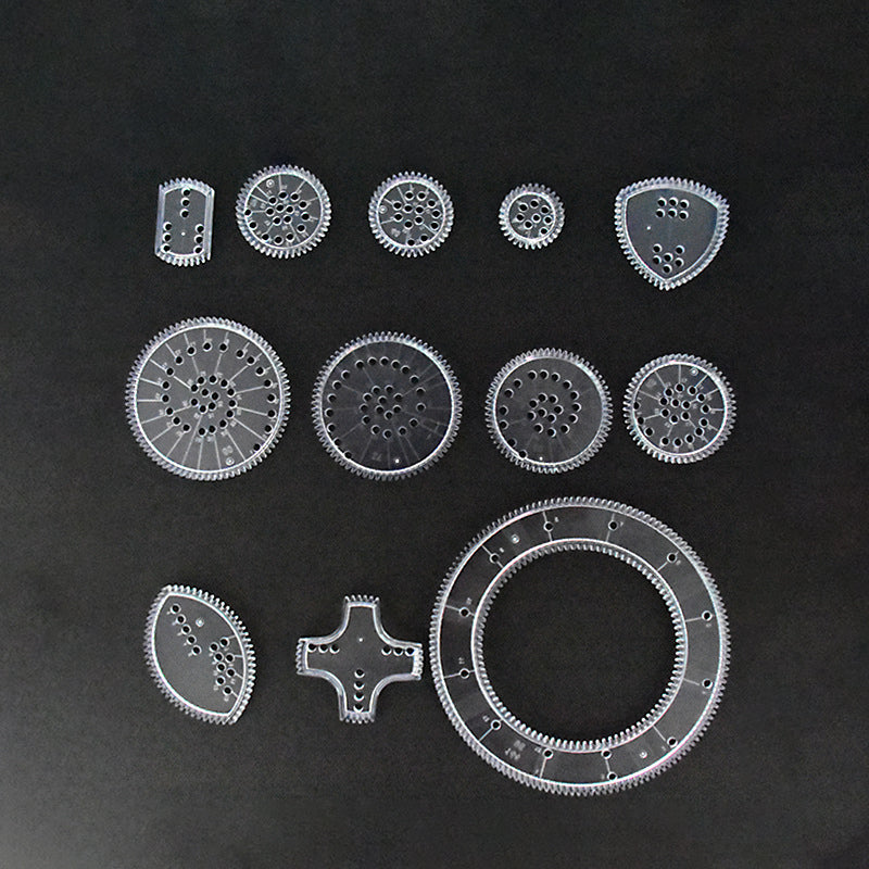 SpiralScribe | Découvrez des motifs infinis - Règle spirographe pour des heures de plaisir créatif