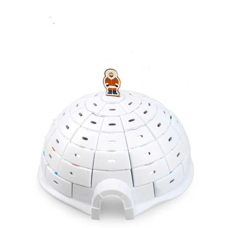 Igloo Bricks | Bevrijd je innerlijke vreugde met dit pinguïn bordspel! - Stimuleert plezier en strategisch denken